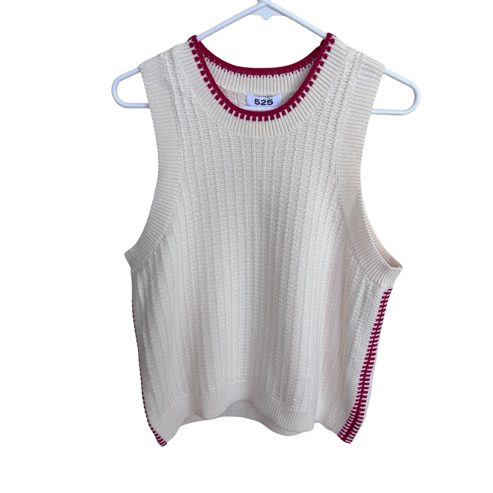 525 American Born In Bkyln Sweater Vest Sz L